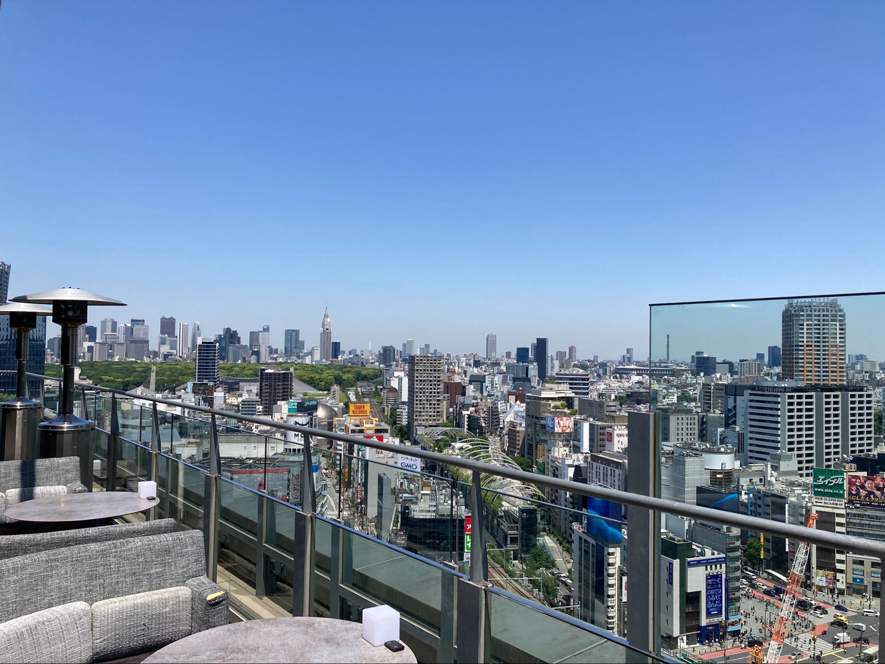 東急プラザ渋谷 屋上から眺める渋谷