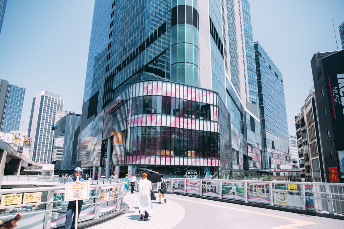 ShibuyaSakuraStageに向かう通路